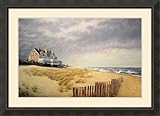 IMAGE OF Beach House Framed Art Print by Daniel Pollera, 44.66 in. x 32.53 in. Framed