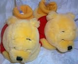 Baby Girl or Boy Plush Soft Warm Shoes, Disney Winnie the Pooh Booties Size 6-12 Months, Great for Halloween Costume