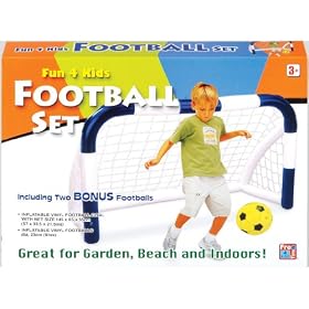 Free Time 4 Kids Football Set - 1 Goal 2 Balls