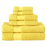 yellow towels