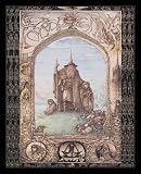 Lord of the Rings (Gandalf w/ Hobbits) Black Wood-Mounted Art Poster Print - 16 x 20