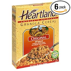 Heartland Granola Cereal, Original, 16-Ounce Box (Pack of 6)