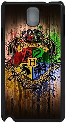 Samsung Galaxy Note 3 Case,Hogwarts Harry-potter in Wooden Background Design PC Black Case for Samsung Galaxy Note 3(C Series)