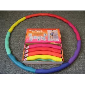 Weighted Sports Hula Hoop for Weight Loss - Acu Hoop 4 lb. Boxed