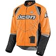 Icon Hooligan 2 Mil-Spec Men's Textile Street Racing Motorcycle Jacket - Orange