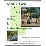 Stage Two Riding & Stable Management: Riding and Stable Management: 1