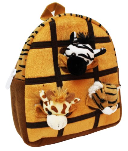 Happy Go Baby Pillow Buddy Zoo Animals Backpack picture