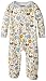Mud Pie Baby-Boys Newborn Safari Print One-Piece, White, 0-6 Months