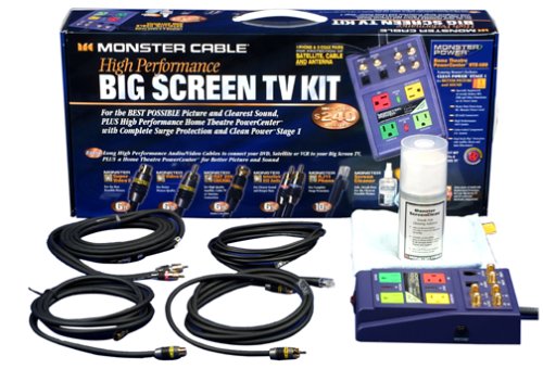 Cover image : Monster Cable BSTVK1-HP High Performance Big Screen TV Kit