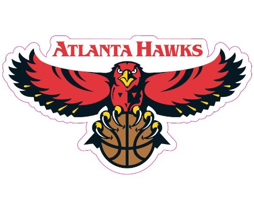 Atlanta Hawks Glass Tatz Mini-Cutz Window Decal