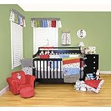 Trend Lab Dr Seuss Cat in the Hat 4 Piece Crib Set