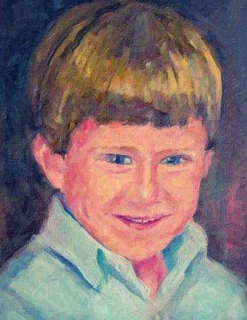 Custom Order #FQ-I0S, Oil on Canvas, Custom Painting of The Person You Love, For 1 Person of Customer's Choice, Style: Photo-Realism, with Signature Text 