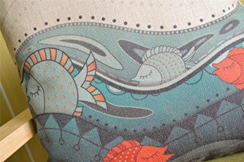 Howarmer 18x18 Blue Ocean Throw Pillows with Sayings Cushion Covers Sometimes What You're Looking for Comes When You're Not Looking At All