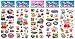 3 Sheets Puffy Dimensional Scrapbooking Party Stickers-FREE USA SHIPPING - PEPPA PIG