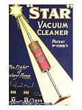 Vacuum Cleaners Hoovers Vacuum Cleaners Star Appliances, UK, 1920 Giclee Poster Print, 12x16