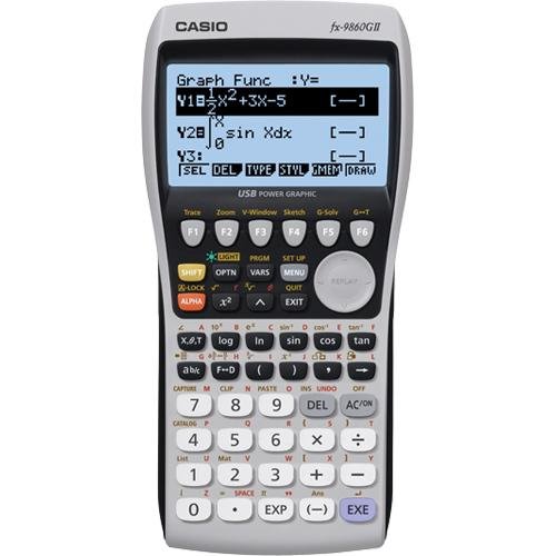 Casio USB Graphing Calculator Model FX-9860GII