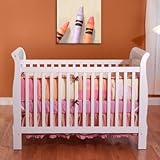 Madison 4-in-1 Convertible Sleigh Crib in White Madison 4-in-1 Convertible Sleigh Crib in White