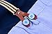 Baby Boy Long Sleeve T-shirt Suspender Straps and Pants Clothing Sets Outfit 2-3Years Navy Blue (Tag size:100)