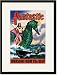 Black Framed/Matted Print 17x23, Invasion from the Deep