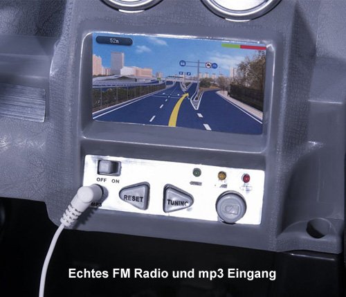 Mercedes-Benz SUV GL450 GL 450 Jeep 12V Kinderauto Kinderfahrzeug Kinder Elektroauto (Schwarz) - 8