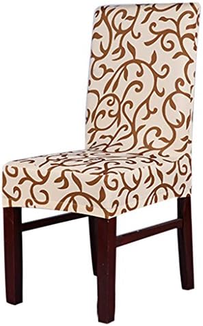 Stretch Removable Washable Short Dining Room Chair Cover Protector Seat Slipcover Pack of 2