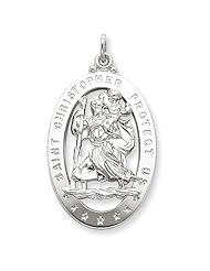 Sterling Silver Saint Christopher Medal