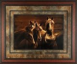 Bad Girls Tony Stromberg 35x29 Gallery Quality Framed Print Western Horse Picture PRIME Ship