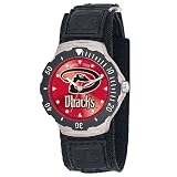 MLB Men's MDV-ARI Agent Series Arizona Diamondbacks Velcro Watch
