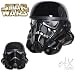 eFX Collectibles Star Wars Movie Black Shadow Stormtrooper Helmet (Life Size 1:1 Scale)
