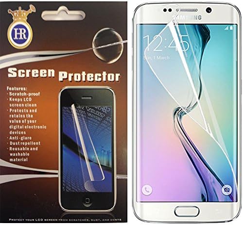 Galaxy S6 Edge Screen Protector, EpicDelaz [Full Coverage] Galaxy S6 Edge Screen Protector Flexible **NEW** [Steinheil] [Flex] Clear Screen Protector Flexible Wet Screen Protector for Galaxy S6 Edge (2015) - Flex (Clear HD 5Pack Bundle)