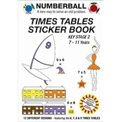 Numberball Times Tables Sticker Book: Key Stage 2