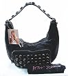 Betsey Johnson Bebop Black Hobo Handbag Bag