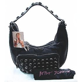 Buy Betsey Johnson Bebop Black Hobo Handbag Bag by Betsey Johnson