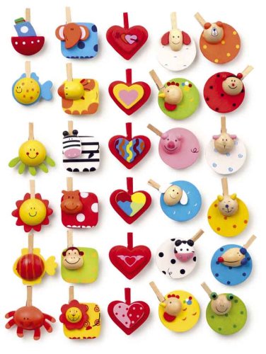 Memo-Clips Kunterbunt