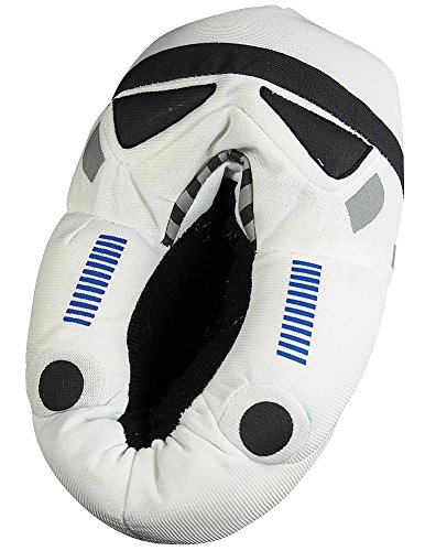 Star Wars - Little Boys Storm Trooper Slippers, White 38206-M13-1