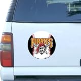 MLB Pittsburgh Pirates 7 3/4" Baseball Team Logo Car Magnet