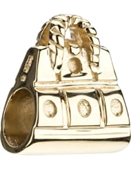 Authentic Chamilia 14K Yellow Gold Charm "Purse" LD-28 (RETIRED)