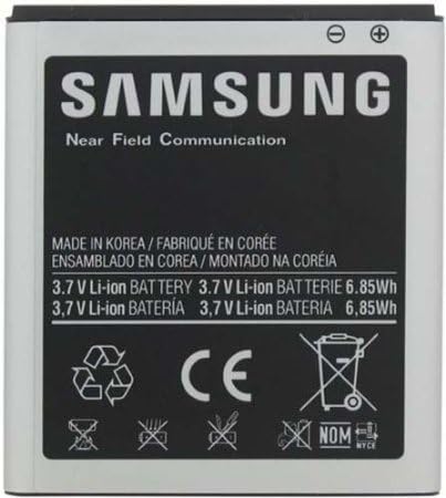 Cerhinu Samsung EB-L1D7IBA Original OEM Battery i547 i727 T989 SPH-L700 - Non-Retail Packaging - Black