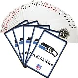Seattle Seahawks NFL Team Logo Playing Cards