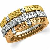 0.10 Ct.T.W Round Brilliant Cut Diamonds, 14Kt. White Gold. Designer Style Diamond Anniversary Band