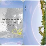 U-ske iphone 4 / 4S protect sticker easy wrap photograph by u-ske SEAL-008 【 Rainbow 】