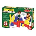 Melissa & Doug 24 pc Basic Cardboard Blocks