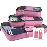 eBags Value Set: Packing Cubes + TSA Locks