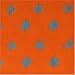 Printed Ikat Polkadot Orange