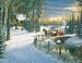  : White Mountain Puzzles Holiday Sleigh Ride 1000 Piece Jigsaw Puzzle