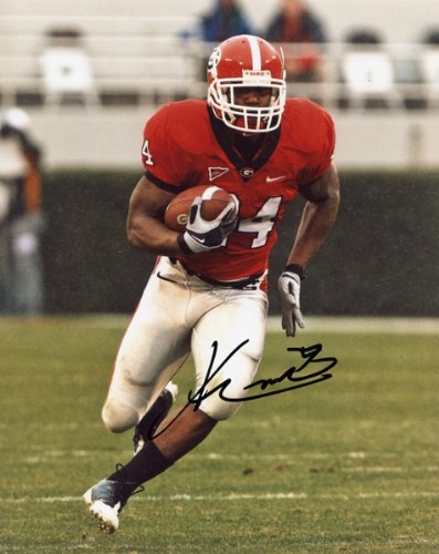 Knowshon Moreno Autographed/Hand Signed Georgia Bulldogs College Football 8x10 Photo