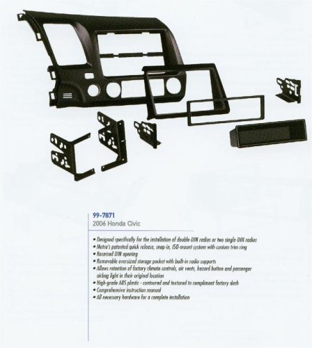 Honda Radio Install Kit