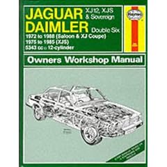 Jaguar XJ12, XJS and Daimler Sovereign Double Six Owner's Workshop Manual (Service & repair manuals)