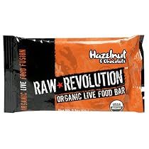 Raw Revolution Organic Live Food Bars, Hazelnut and Chocolate, 2.2-Ounce Bars (Pack of 12)