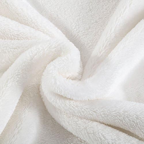All Season Ultra Soft Microplush Blanket (90''90'', White)